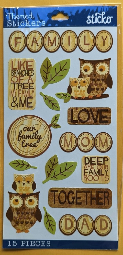 Themed Stickers/ Family/ 15 pieces
