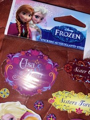 Disney Frozen Anna & Elsa Sisters Forever Flat Scrapbooking Stickers EK Success