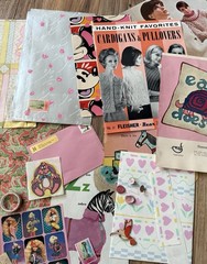 Pink Ephemera Bundle 125+ Pieces Scrapbook Junk Journal Vintage Paper Craft Lot