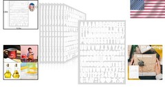 Extensive 1550-Piece Vinyl Letter Sticker Set – Perfect for Personalization