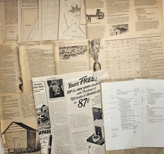 175 Pc 1#+ Vintage Junk Journal Kit Book Pgs, Vtg Photos, Sheet Music, Doillies