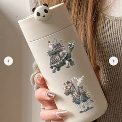 25 PIECE STEAMPUNK ANIMALS SUPER CUTE STICKERS SCRAPBOOK JUNK JOURNAL PHONE #30