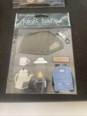 jolee’s boutique stickers Camping and Hiking Stickers NOS Lot of 6 Dimensional