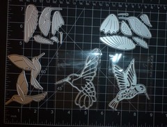 Hummingbird bird metal cutting dies cut machine cutter die