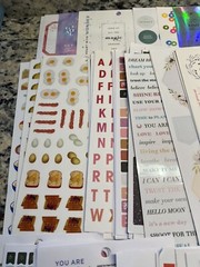 Huge lot of Asst scrapbook & Happy Planner Stickers, hundreds of pages see pics!