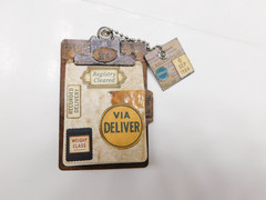 Junk Journal Add-Ons Handmade Tags Card Envelope File Clipboard Ephemera Set 4
