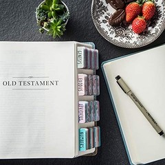 DiverseBee Laminated Bible Tabs – 84 Piece Set for Bible Study & Journaling