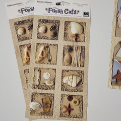 NEW Lot BEACH SUMMER Scrapbook Tags Cut-Outs 3D Kolette O’Scrap Fresh Cuts -F
