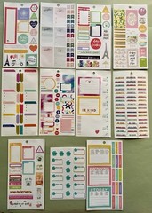 HUGE Lot of Planner Stickers & Paper 3 Complete Books, Stickers, Tabs & More