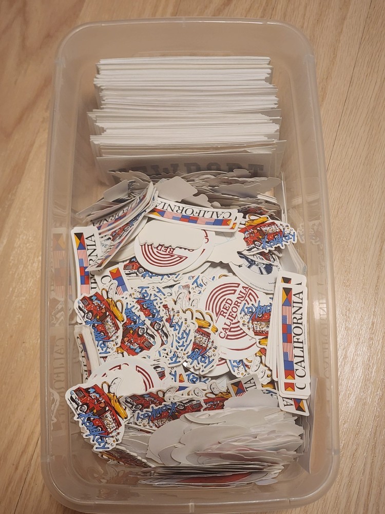 1000s Of Brandy Melville John Galt Stickers & Accessories Lot Wholesale