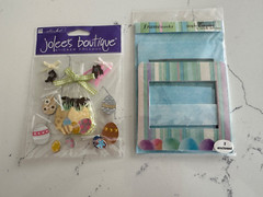 Easter Scrapbooking Kit Supplies – Paper Stickers Brads Frameworks 85 PC