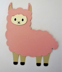 Llama Cute Animals Cardstock Paper Die Cut Scrapbook Embellishment Pick ONE