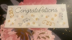 Vintage Creative Memories Congratulations Sticker Strip 2×5 Inches