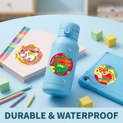 Animal Reading Reward Stickers for Teachers, Motivational Book Stickers for Kids