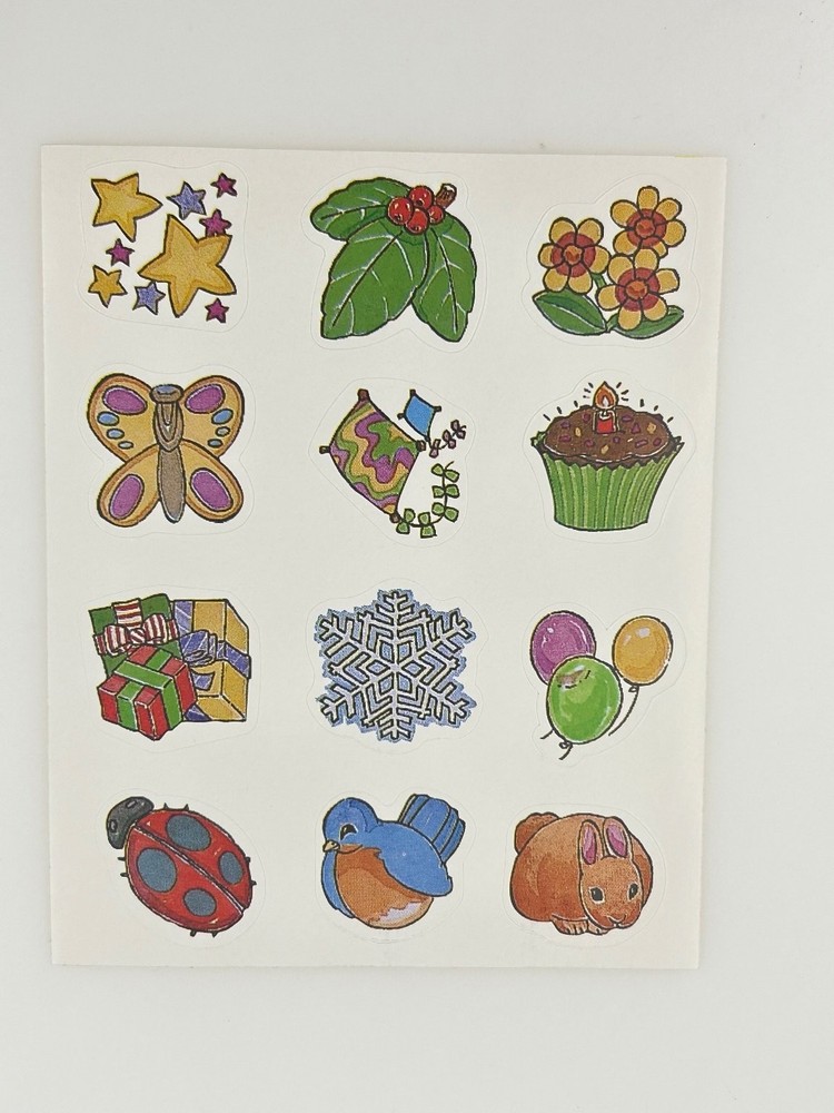 Assorted Icon Stickers Mixed Theme Scrapbooking Crafting