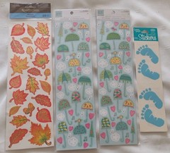 Lot Of 40 Sheets Mixed Scrapbooking Stickers /329
