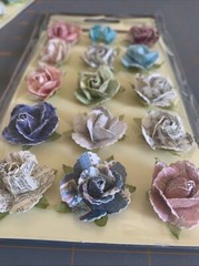Michael’s- Paper Flowers Pink Scrapbook Card Making Embellishments