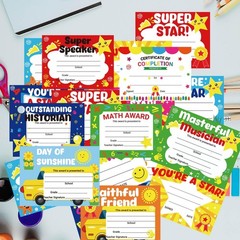 94 PCS Student Award Certificate End School Year Superlative Recognition Multi