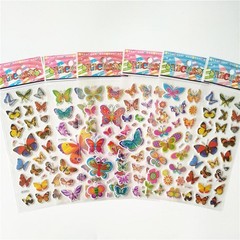 6 Sheets 3d Pet Dog and Marie Cat Stickers for Car Styling Scrapbook Animal Fish