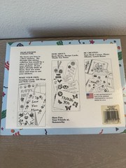 VINTAGE 1997 Noteworthy Sticker Designs Over 400 Sticker Set -SEALED RARE- USA