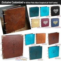 10 Sheets ADVcer 10×10 Scrapbook Refill Pages Black Cardboard Photo Album Paper