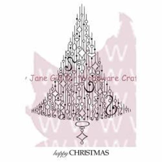 Woodware Craft Clear Stamp DELIGHTFUL DANGLES TREE JGS356 Scrapbooking