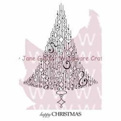 Woodware Craft Clear Stamp DELIGHTFUL DANGLES TREE JGS356 Scrapbooking