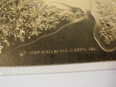 Vtg Hallmark 1989 Holiday Embossed Foil Christmas Tree Stickers *SEALED PACK*