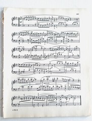 Set of 25 Vintage Sheet Music for Collage Art Junk Journals Paper Crafting #VM25