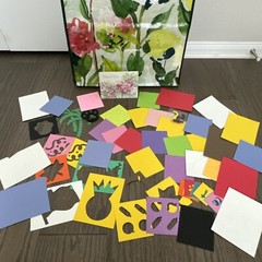 3M Scotch photo tape Scrapbooking Supplies kit Stickers Tags Die cuts paper lot