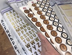 Lot of 125+ VTG NOS Scrapbook Sticker Packs +Forever In Time, Plus More