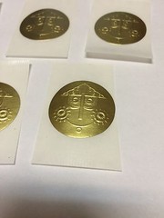 Disney Sticker Gold Foil Small World Attraction Clock Face Tower 750 Stickers
