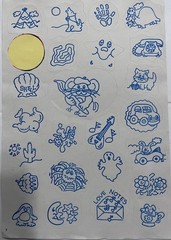 Color Me Sticker Sheets Y2K Lot of 6 Some Colored Some Missing – AS IS VTG
