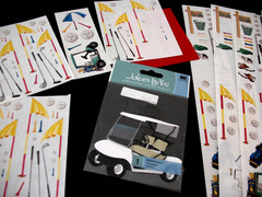 CREATIVE MEMORIES Gr Lengths Golf, 10 strips plus studio stickers and golf cart