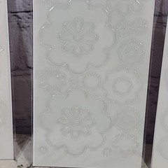 Dazzles Double-Stick Scrapbooking Stickers Lot 3 Packs Hearts Flowers Wreaths