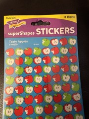 TREND superSHAPES STICKERS TASTY APPLES T-46070