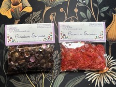 36 piece Lot Buttons Galore Sparkletz Sequin Jewels Embellishment Mixes