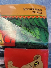 Vintage Disney The Lion King Sandylion Sticker Book Mother of Pearl Stickers NEW