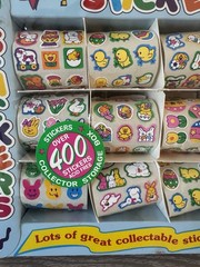 VINTAGE 1997 Noteworthy Sticker Designs Over 400 Sticker Set -SEALED RARE- USA