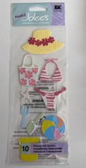 Jolee’s Dimensional Stickers – Beach Vacation Pool Tropical Theme – You Choose