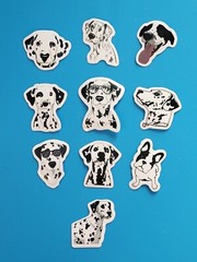 101 Dalmatians Scrapbooking Stickers Disney 10 X Vinyl Sticker May249a