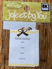 RARE JOLEES Mini INVITATION You’re Invited Wedding Baby Shower Birthday Party 3D