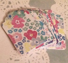 26 Pack – Hand Punched Floral Gift Tags for Crafting, Scrapbooking, Gifts, Etc.