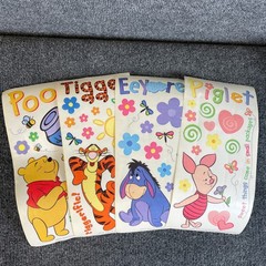 Vintage Sandylion Winnie The Pooh Eeyore Tigger Piglet Sticker Sheets Big Unused