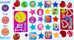 1079+ Stickers Toddler Teacher Incentive Inspiration fun shapes party favors