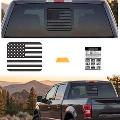 Rear Back Middle Window American Flag Decal Fits Ford F150 F250 F350 2015-202…