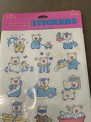 Vintage Ambassador Cute Animal Pigs Piggy Stickers 4 Sheets NIP NOS