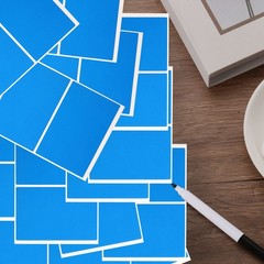 120 Sheet Blue Label Stickers 3 x 2 Inch Rectangle Coding Labels for Office