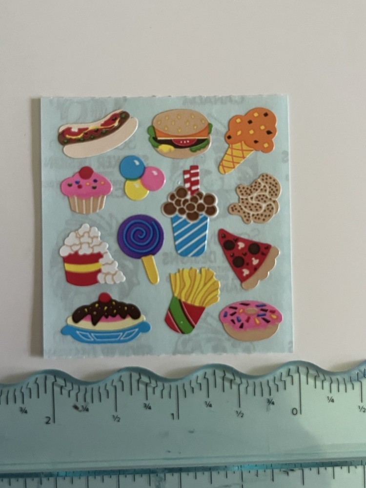 Vintage Stickers Sandylion Food Ice Cream Donut Sticker Mod