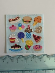 Vintage Stickers Sandylion Food Ice Cream Donut Sticker Mod